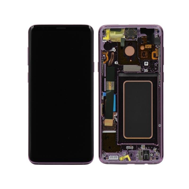 Replacement LCD & Digitizer for Samsung S9 Plus G965U  with Frame Purple - Best Cell Phone Parts Distributor in Canada Replacement LCD & Digitizer for Samsung S9 Plus G965U  with Frame Purple - Best Cell Phone Parts Distributor in Canada